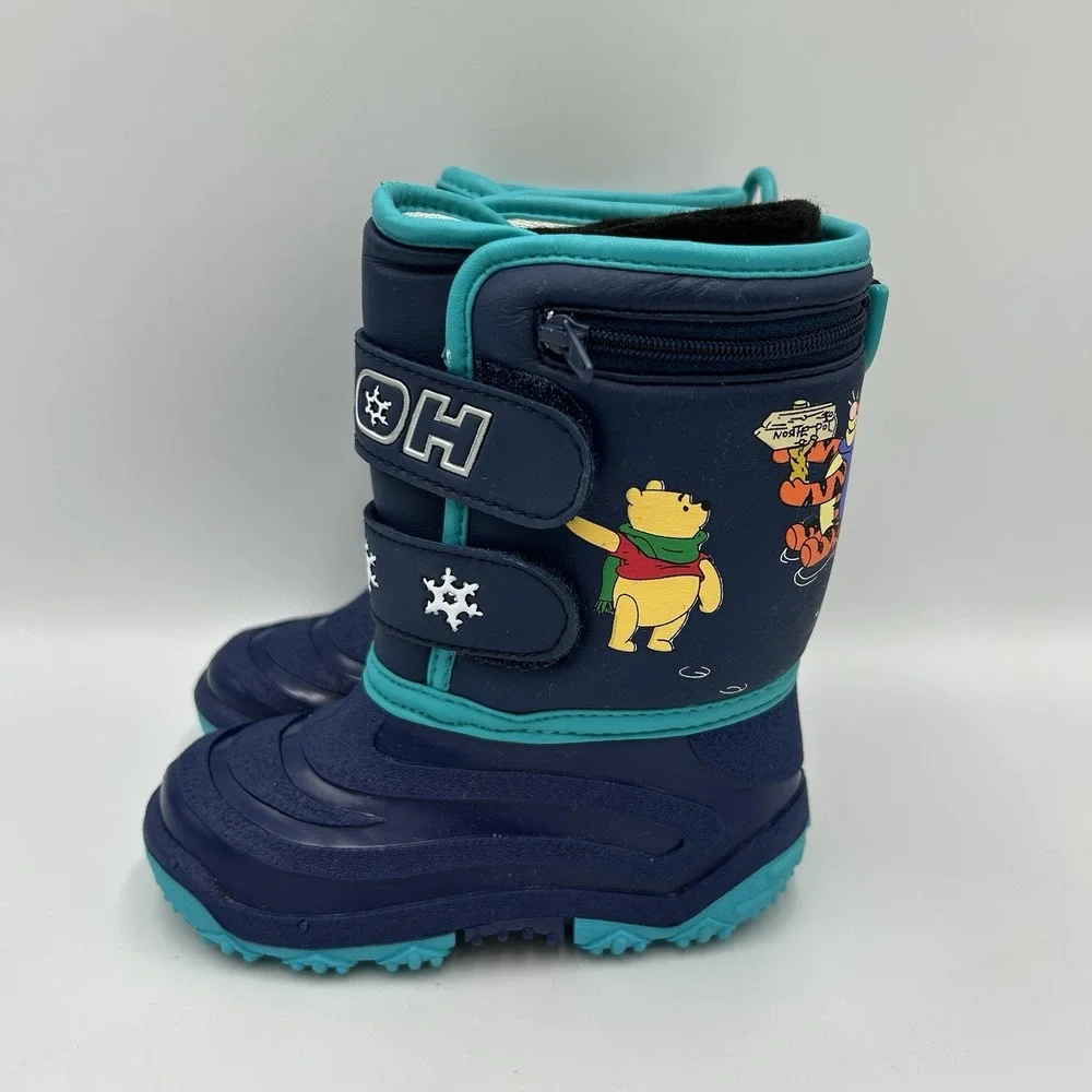 Vintage Winnie The Pooh‎ Snow Boots New Old Stock Size 6 Toddler Flaw